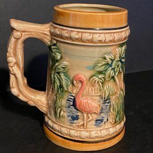 Florida Beer Stein Vintage Ceramic Collectible EUC